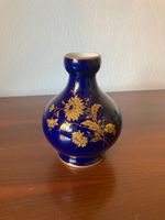 LINDNER KUEPS Bavaria kleine Vase Cobalt blau Goldaster Porzellan Berlin - Dahlem Vorschau