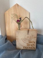 Vase aus Holz mit Gravur-Ostern-Muttertag-Freundin-Herzensmensch Bayern - Geiselhöring Vorschau