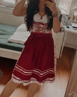 MarJo Dirndl mit rosa Rosen und weinroter Schürze München - Milbertshofen - Am Hart Vorschau