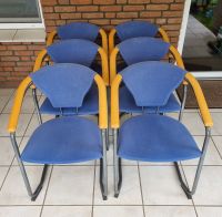 6 x Armlehnstuhl Esszimmerstuhl Esszimmerstühle Stuhl Stühle Nordrhein-Westfalen - Borken Vorschau