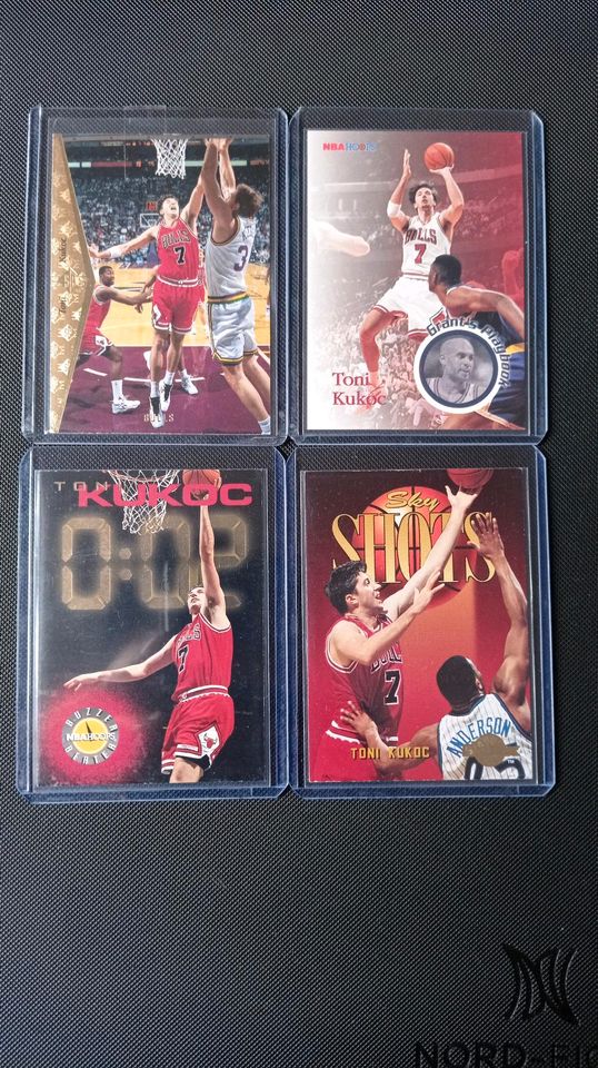 Toni Kukoc Traiding Cards, Chicago Bulls, NBA in Essen