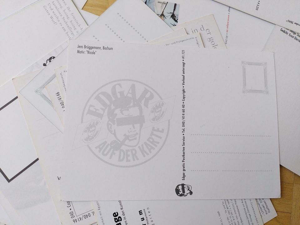Postkartensammlung Edgar – unbeschrieben – ca. 50 Motive in Berlin