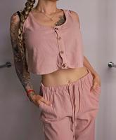 Damen Freizeitanzug 2teilig schlaghose+Shirt rosa Niedersachsen - Twistringen Vorschau