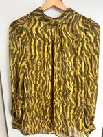 H&M Bluse gelb braun Sommer S M 36 38 Düsseldorf - Angermund Vorschau
