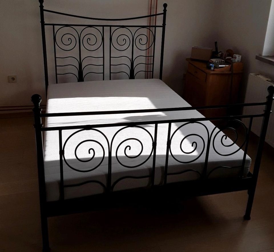 Bett 140x200 cm Metall schwarz Ikea Noresund in Niedersachsen - Visbek |  eBay Kleinanzeigen ist jetzt Kleinanzeigen