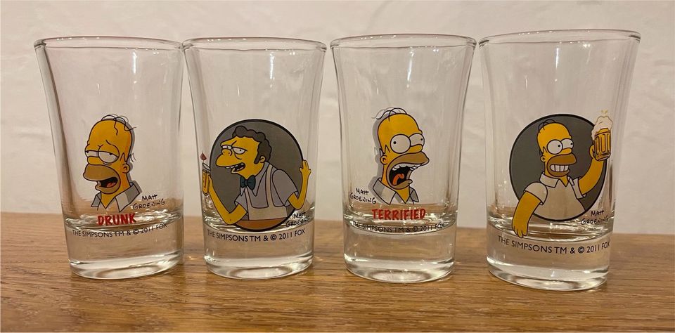 8 Schnapsgläser von The Simpsons Homer Barney Burns Moe in Bayern -  Ohlstadt | eBay Kleinanzeigen ist jetzt Kleinanzeigen