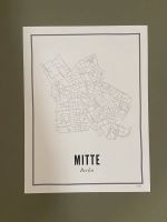 Kunstdruck, Stadtplan, Berlin Mitte, minimalistisch, Poster Pankow - Prenzlauer Berg Vorschau