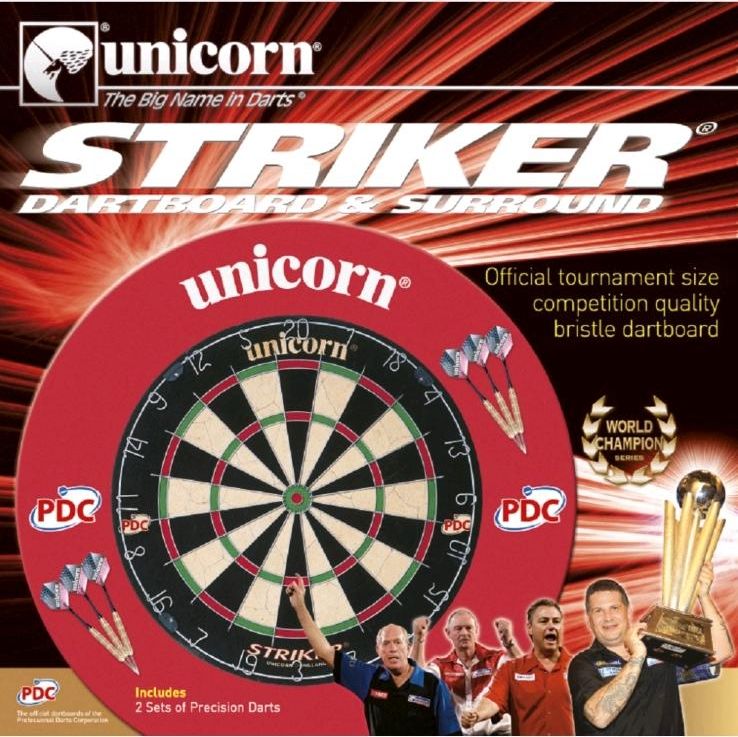 Unicorn Striker Dartboard + Surround Center + 2 Sätze Darts *NEU* in  Nordrhein-Westfalen - Frechen | eBay Kleinanzeigen ist jetzt Kleinanzeigen