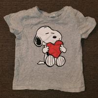 T-Shirt Snoopy Größe 74/80 von H&M Peanuts Nordrhein-Westfalen - Willebadessen Vorschau