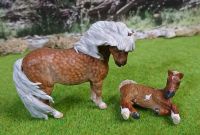 Resin Pferd Vienna Destacado Recoloso Pony Fohlen ua Breyer Stone Bayern - Fürth Vorschau