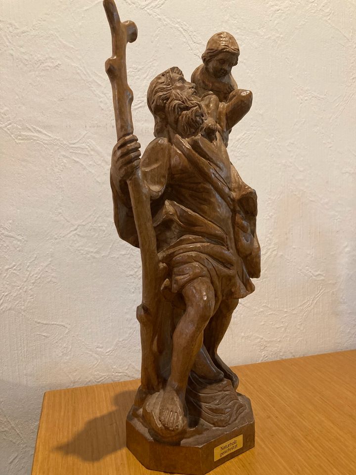 Heiliger Christopherus Holzfigur in Freisen