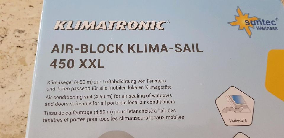 FENSTERABDICHTUNG Air-Block Klima-Sail 450 XXL, FENSTERABDICHTUNG Air-Block  Klima-Sail 450 XXL, Klimageräte