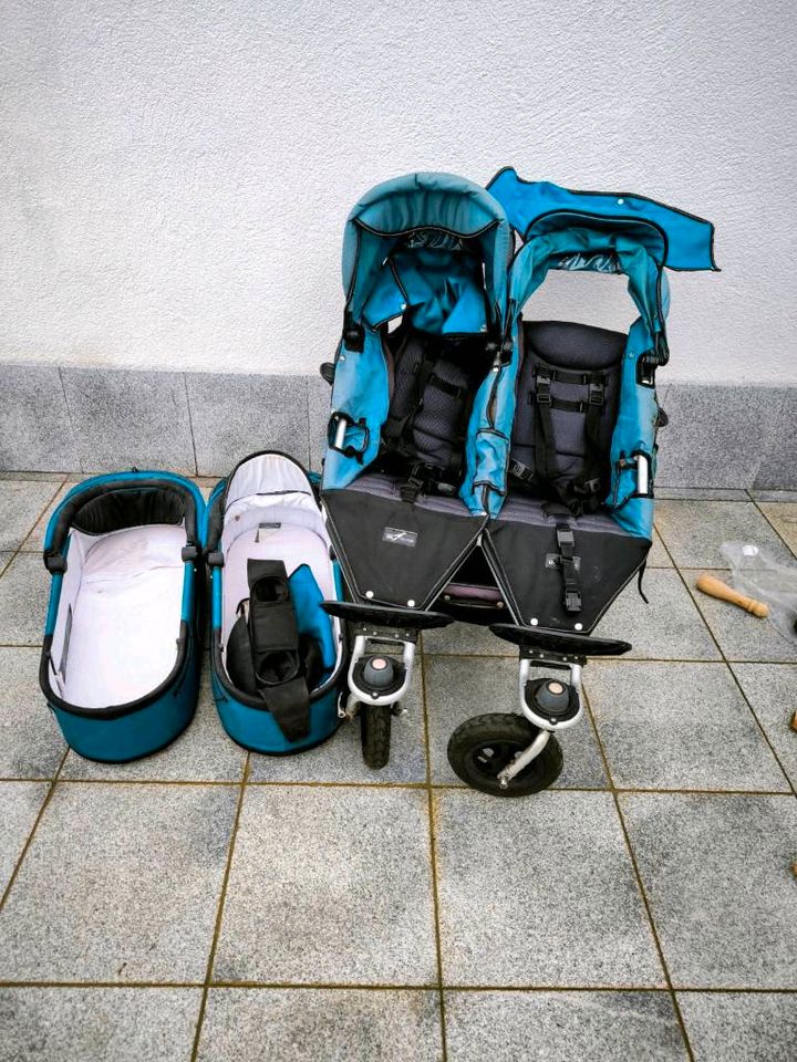 Zwillingswagen Kinderwagen Twinner Twist Duo in Groß-Zimmern