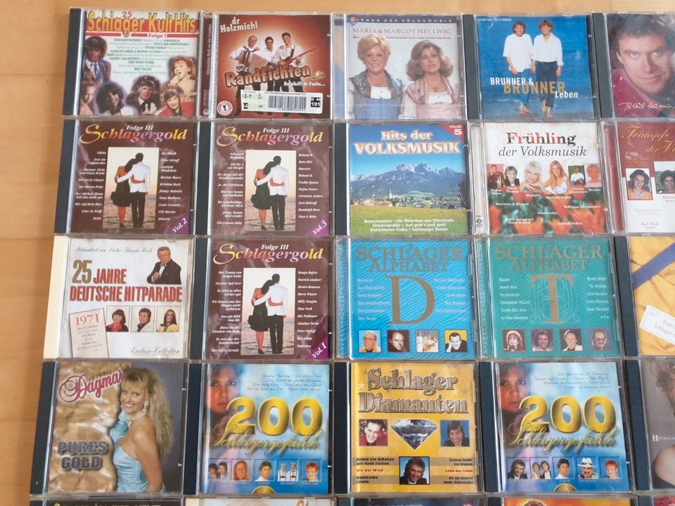 50 Stück Konvolut CD Alben Schlager Schlager-Oldies Sammlung in Katlenburg-Lindau