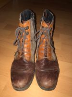 Clarks Leder Boots Lederstiefeletten Gr. 5 38 vintage patchwork Thüringen - Erfurt Vorschau