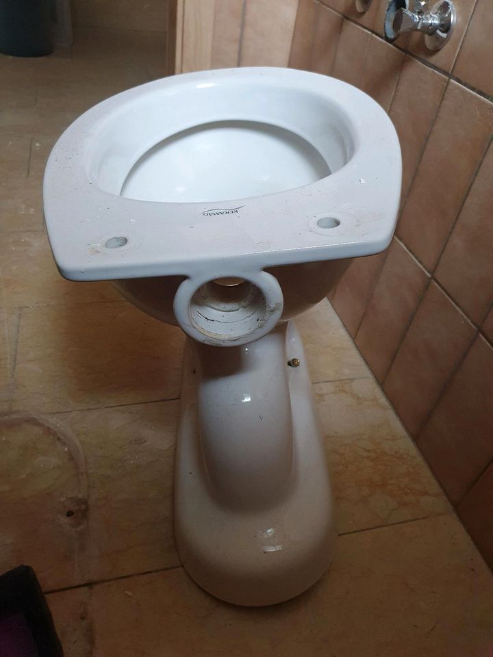 Keramag Keramik Stand WC Tiefspüler Toilette Klo weiß TOP in Grebenhain