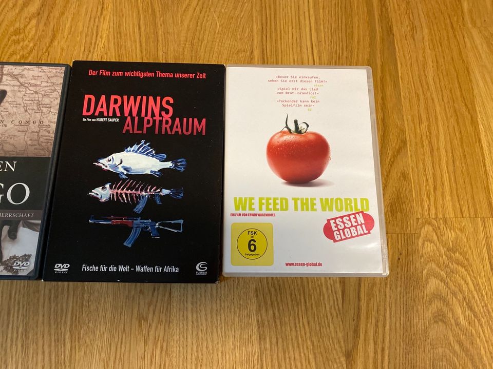 Dokus DVD Darwins Alptraum, We feed the World, Schatten Kongo in Duisburg