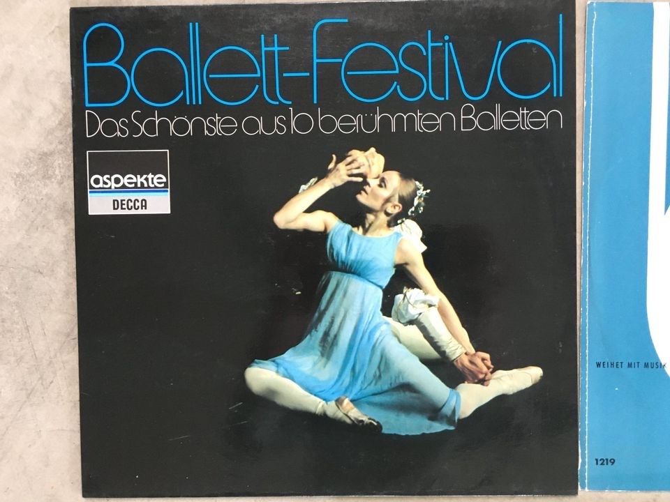 3 Schallplatten LPs Vinyls Ballett Festival Franz Schubert in Osloß