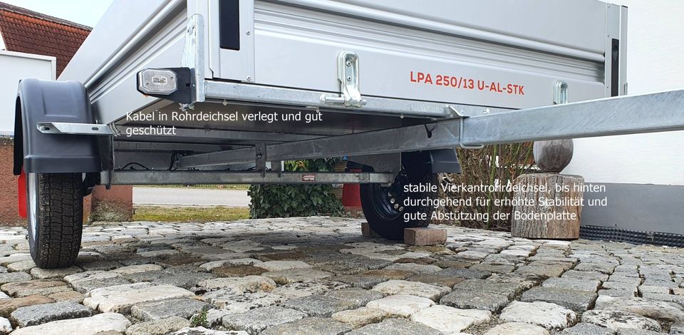 Planenanhänger Anhänger ungebremst Pongratz LPA 250 Alu in Schwenningen