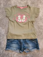 Mädchen Review T-Shirt + kurze Hose, Shorts, Gr.116/122 Nordrhein-Westfalen - Leverkusen Vorschau