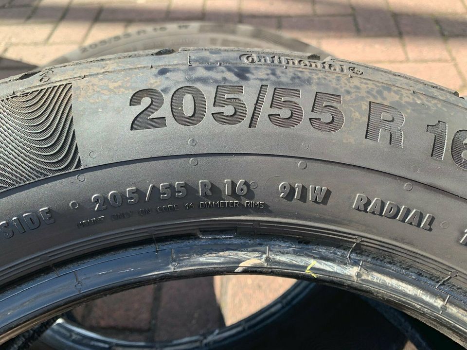 2stück 205/55R16 91W CONTINETAL PREMIUMCONTACT5 in Stockstadt a. Main