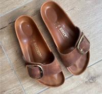 Birkenstock Madrid Big Buckle 38, schmal, cognac, sehr gut Rheinland-Pfalz - Trier Vorschau