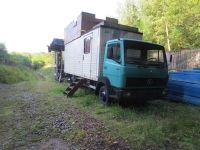 Wohnmobil Mercedes 814 m.Hebebühne Dachterrasse Baden-Württemberg - Tübingen Vorschau