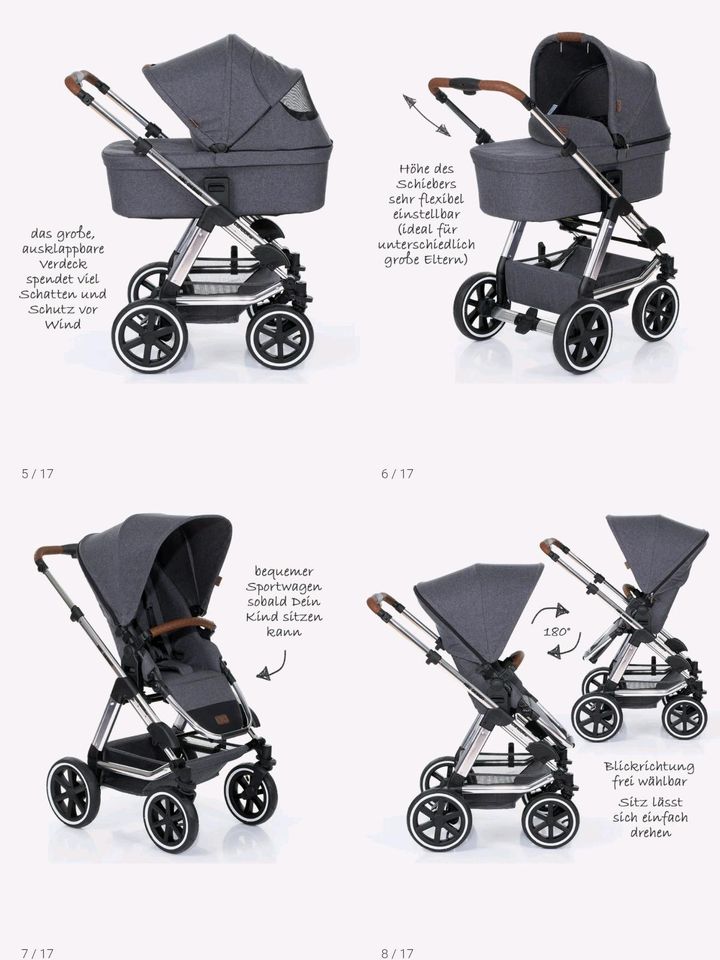 ABC Design 3in1 Kinderwagen Condor 4 Air-Diamond Special Edition in Bad Doberan