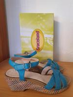 Pumps/Sandalen braun-beige-türkis GR. 39 NEU! Graceland, Plateau Bielefeld - Stieghorst Vorschau