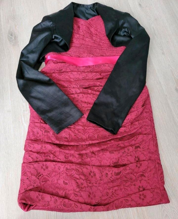 Ballkleid Cocktailkleid Jugendweihekleid mit Jacke M 38 in Klein Vielen