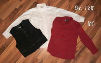 2 schicke Hemden weiß und rot  und 1 Weste schwarz Baden-Württemberg - Gammertingen Vorschau