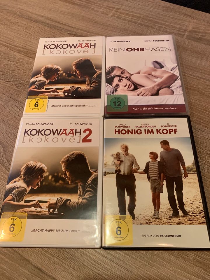 DVD’s Till Schweiger 4 Stück in Urmersbach