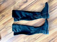 H&M Overkneestiefel Overknees 35 schwarz Reißverschluss Velours Sachsen - Chemnitz Vorschau