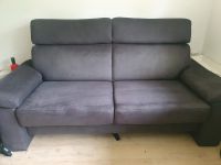 Sofa Couch grau Zweisitzer Hessen - Willingshausen Vorschau