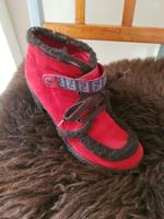 Rote Stiefeletten von Fendi Gr. 40 - Echtleder Bayern - Rehau Vorschau