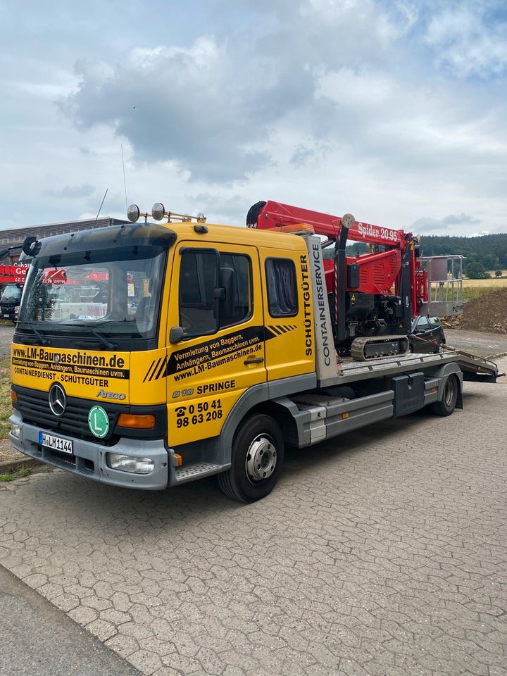 Transporte Abschleppdienst Auto + Baumaschinentransporte in Springe