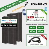 ☀️299 EUR AKTION (ANZAHL BEGRENZT) ! Balkonkraftwerk 830W - 860W Trina  / Longi Module mit 800w NEP BDM Microwechselrichter ✅ SOFORT ABHOLBEREIT☀️Brandenburg Brandenburg - Brandenburg an der Havel Vorschau