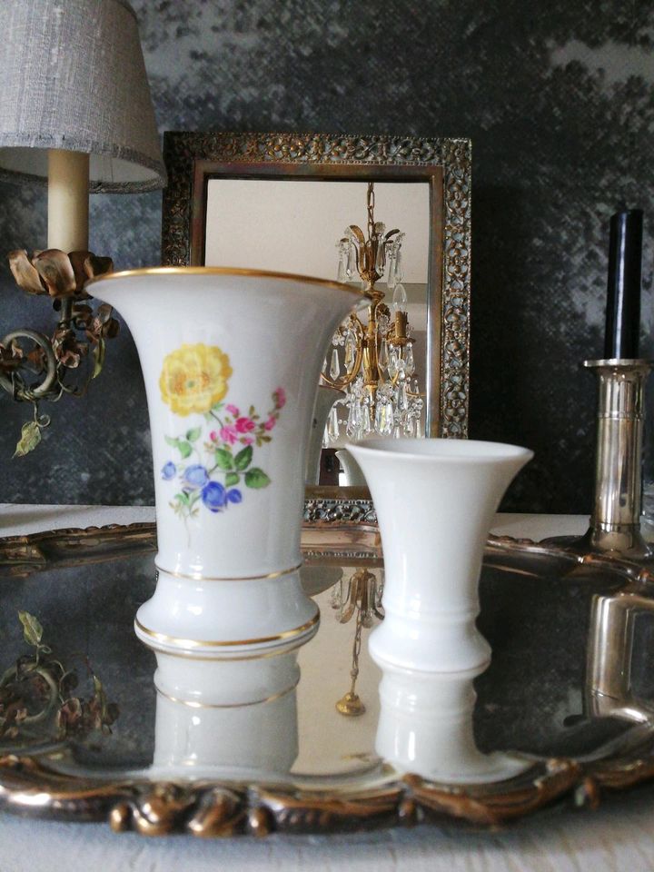 Vase, Trichtervase. Meissen in Gettorf