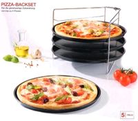 Kitchen Club Pizza Backset 5tlg für 4 Pizzen Standhalterung NEU Hessen - Kassel Vorschau