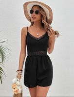 Neu Jumpsuit Overall kurz schwarz spitze 34 Xs Sommer Baden-Württemberg - Muggensturm Vorschau