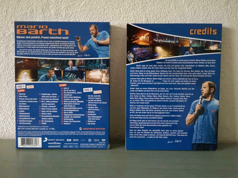 Doppel DVD Pappsch Mario Barth Live Männer sind peinlich,..! 2010 in Bestwig