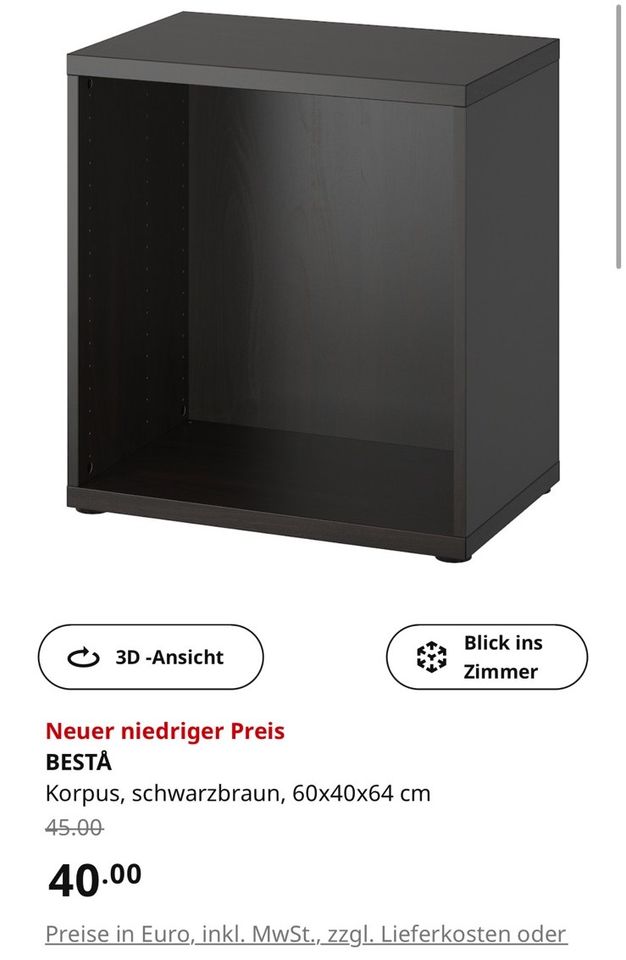 1x Ikea Besta Korpus in Nürnberg (Mittelfr)