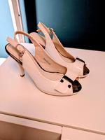 High Heels weiß und schwarz München - Ramersdorf-Perlach Vorschau