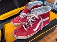 Vans Sk8 Hi rot Eu 42 UK 8  skate Schuhe Bike Skateboard Hessen - Kassel Vorschau