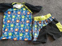 Babauba skulls rockstar set aus shorts und shirt. 110 kurze Hose Rheinland-Pfalz - Bobenheim-Roxheim Vorschau