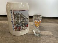 Bierkrug Hofbräuhaus München  & Schnapsglas/Stiefel München Schleswig-Holstein - Glückstadt Vorschau