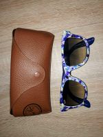 Original RayBan Sonnenbrille blau mit Muster Für Damen/Kinder Hessen - Fulda Vorschau