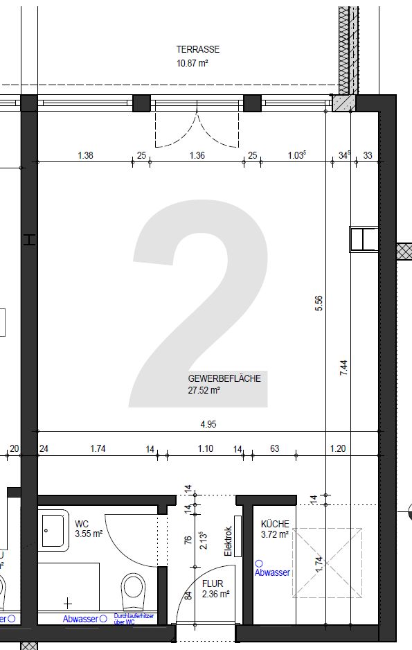 Büro-/Praxisfläche in einem revitalisiertem Nahversorgungszentrum in Stuttgart