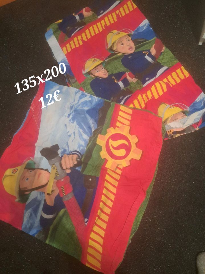 dicke Bettwäsche Feuerwehrmann Sam 135x200 in Mühlhausen