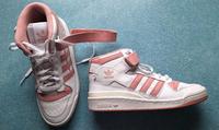 Adidas Schuhe Originals Gr 40 2/3 Forum Mid Sneaker  Weiss / rosa Hessen - Reinhardshagen Vorschau